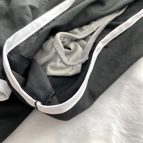 Nike Dri-Fit Running Shorts in Black and White - Picture 5 of 13